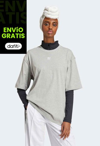 Camiseta adidas Originals Essentials Boyfriend Gris adidas Originals