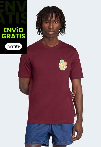 Camiseta adidas Originals Series Borgoña adidas Originals