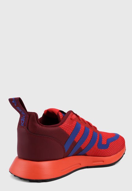 Adidas Multix Tenis Adidas Azul Con Naranja Tenis Lifestyle Rojo