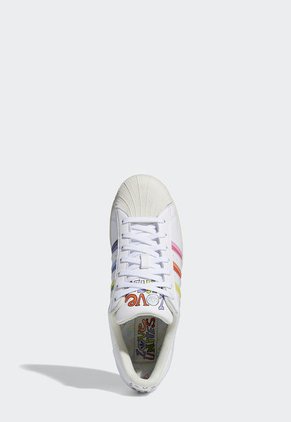 Tenis Lifestyle Blanco-Multicolor adidas Originals Superstar Pride