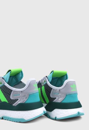 Tenis Lifestyle Verde-Gris-Blanco adidas Originals Nite Jogger