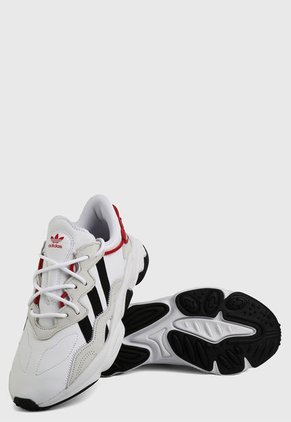 Tenis Lifestyle Blanco-Rojo-Negro adidas Originals Ozweego