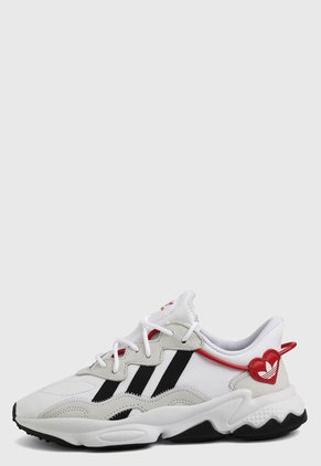 Tenis Lifestyle Blanco-Rojo-Negro adidas Originals Ozweego