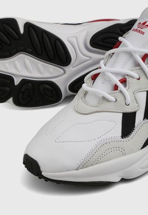 Tenis Lifestyle Blanco-Rojo-Negro adidas Originals Ozweego