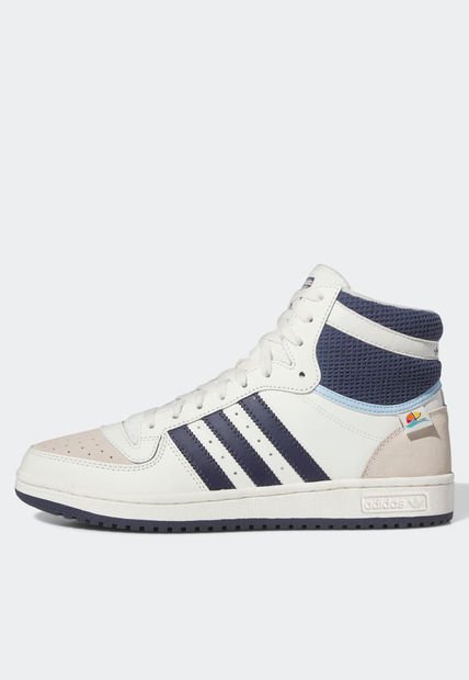 Tenis Lifestyle Marfil-Beige-Azul adidas Originals Top Ten RB