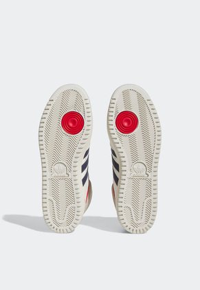 Tenis Lifestyle Marfil-Beige-Rojo-Azul adidas Originals Top Ten LP