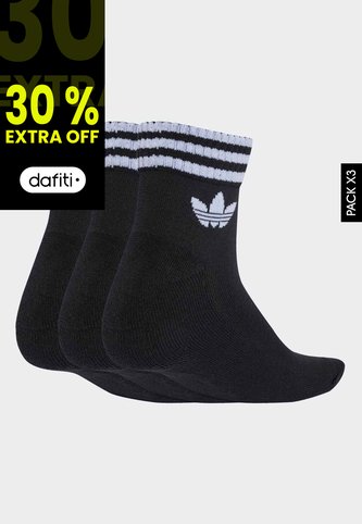 Medias Trío adidas Originals Negro adidas Originals