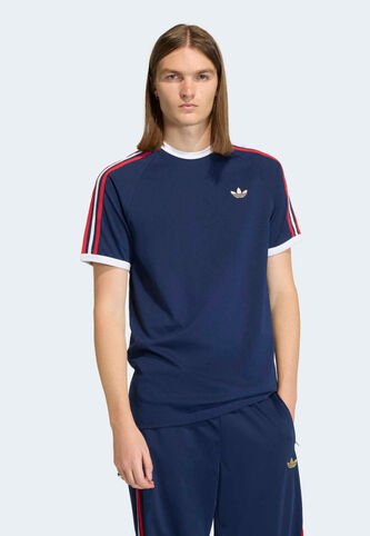 Camiseta adidas Originals 3 Rayas Azul adidas Originals