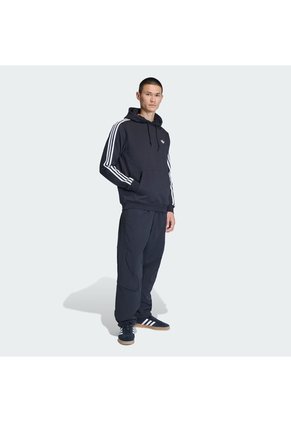 Buzo Negro Adidas 3 Rayas Hombre