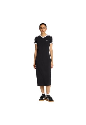 Vestido Negro Adidas 3 Rayas Mujer adidas Originals