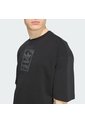 Camiseta Negra Adidas Etiqueta La Lengüeta Camuflaje Hombre de adidas Originals