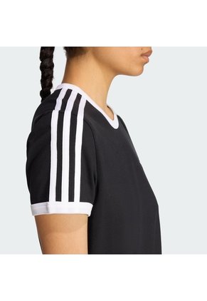 Vestido Negro Adidas 3 Rayas Mujer