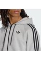 Buzo Gris Adidas Adicolor Over The Hood Stripes Hombre de adidas Originals