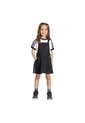 Vestido Negro Adidas Tipo Overol Tejido Denim Niñas de adidas Originals