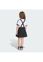 Vestido Negro Adidas Tipo Overol Tejido Denim Niñas de adidas Originals