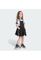Vestido Negro Adidas Tipo Overol Tejido Denim Niñas de adidas Originals