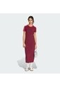 Vestido Vinotinto Adidas 3 Rayas Mujer de adidas Originals