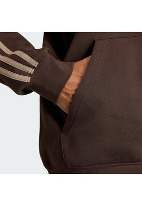 Buzo Café Adidas 3 Rayas Hombre