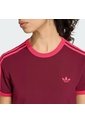 Vestido Vinotinto Adidas 3 Rayas Mujer de adidas Originals