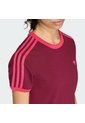 Vestido Vinotinto Adidas 3 Rayas Mujer de adidas Originals