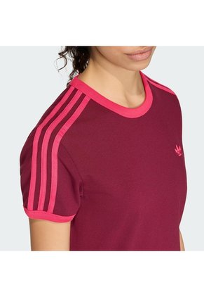 Vestido Vinotinto Adidas 3 Rayas Mujer