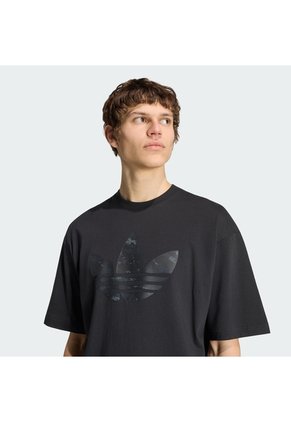 Camiseta Negra Adidas Camo 2 Trifolio Hombre