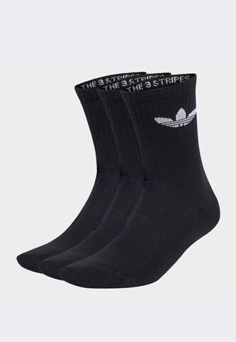 Medias X3 adidas Originals Trefoil Cushion Crew  Negro adidas Originals