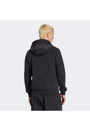 Buzo Negro Adidas Adicolor Over The Hood Stripes Hombre