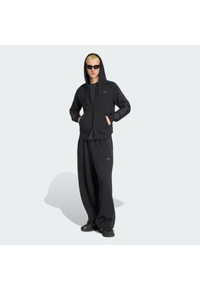 Buzo Negro Adidas Adicolor Over The Hood Stripes Hombre