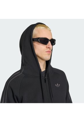 Buzo Negro Adidas Adicolor Over The Hood Stripes Hombre