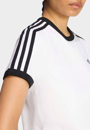Camiseta adidas Originals 3 Rayas Blanco