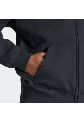 Buzo Negro Adidas Trifolio Essentials Hombre