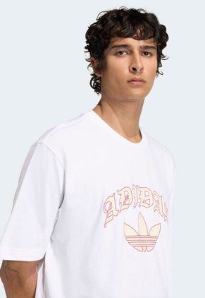 Camiseta adidas Originals Trifolio Series Blanco