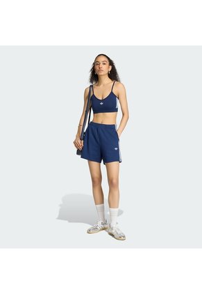 Bralette Azul Adidas 3 Rayas Mujer