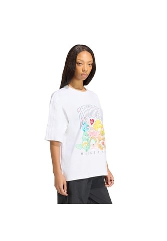 Camiseta Blanca Adidas Care Bears Oversize Mujer adidas Originals