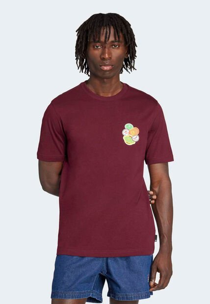 Camiseta adidas Originals Series Borgoña