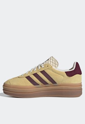 Tenis Lifestyle Ocre-Borgoña adidas Originals Gazelle Bold