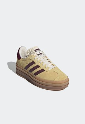 Tenis Lifestyle Ocre-Borgoña adidas Originals Gazelle Bold
