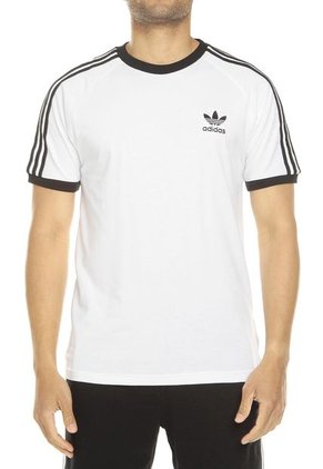 Camiseta Blanca-Negra adidas Originals 3 - Stripes Tee
