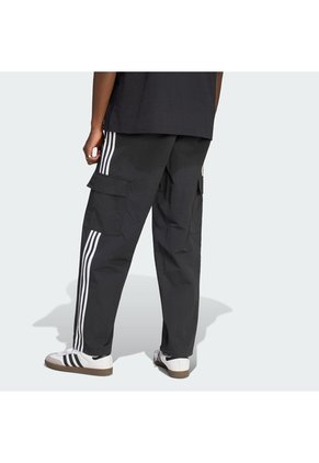 Pantalón Negro Adidas Cargo Adicolor Classics 3 Rayas Hombre