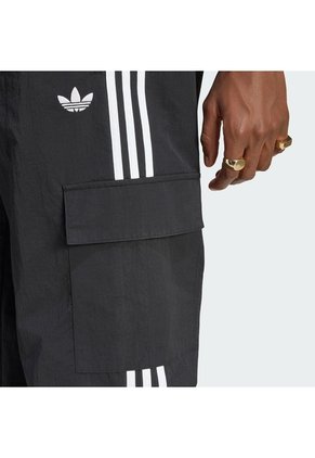 Pantalón Negro Adidas Cargo Adicolor Classics 3 Rayas Hombre