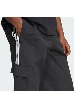 Pantalón Negro Adidas Cargo Adicolor Classics 3 Rayas Hombre