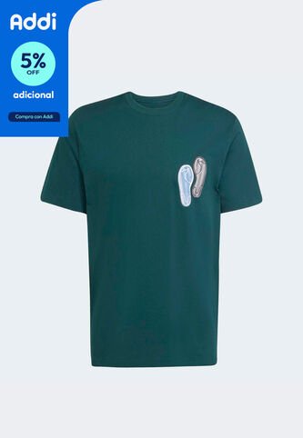 Camiseta adidas Originals Trefoil Series Verde adidas Originals