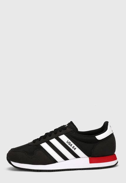 Tenis Lifestyle Negro Blanco Rojo adidas Originals USA 84 Compra Ahora Dafiti Colombia