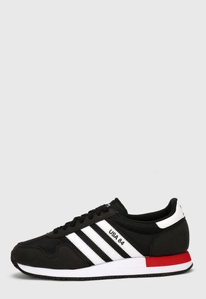Tenis Lifestyle Negro-Blanco-Rojo adidas Originals USA 84