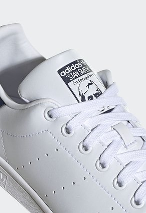 Tenis Lifestyle Blanco-Azul adidas Originals Stan Smith
