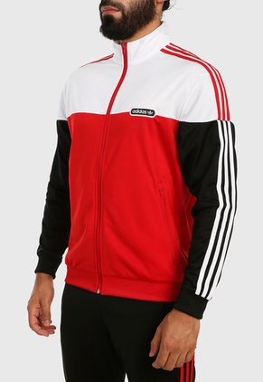 Chaqueta Rojo-Blanco-Negro adidas Originals Firebird SplitI