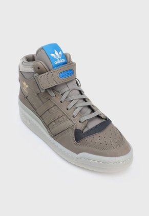 Tenis Lifestyle Gris-Negro adidas Originals Forum Mid