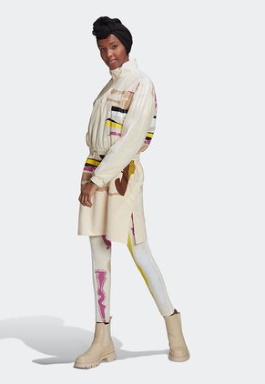 Vestido Beige-Multicolor adidas Originals Thebe Magugu Tee Dress