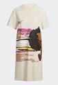 Vestido Beige-Multicolor adidas Originals Thebe Magugu Tee Dress de adidas Originals